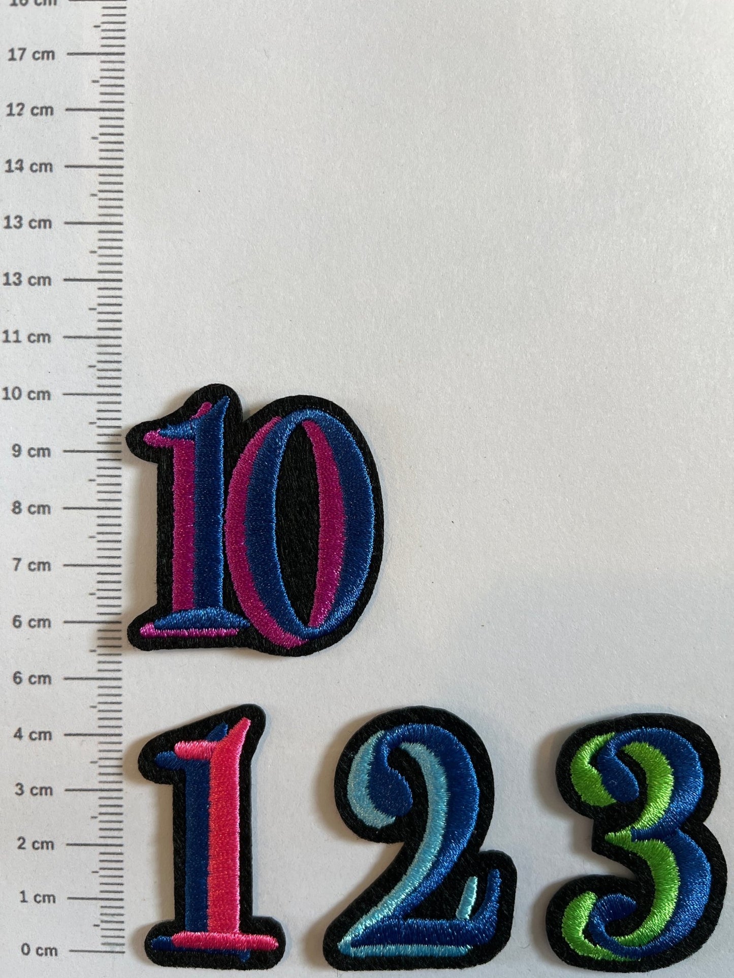Shadow Numbers 5cm - Let's Patch It Up!