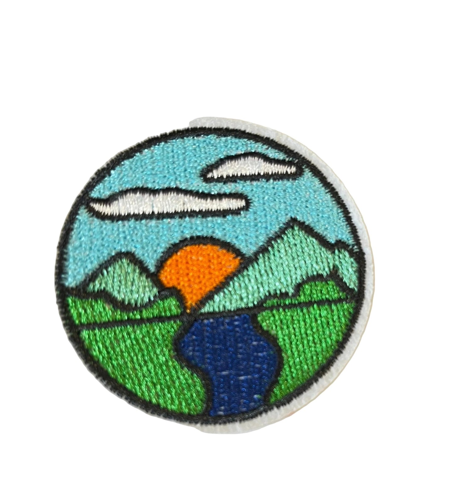 Mountain and River Scenic Patch - Let's Patch It Up!