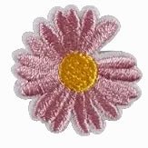 Daisy baby pink small - Let's Patch It Up!