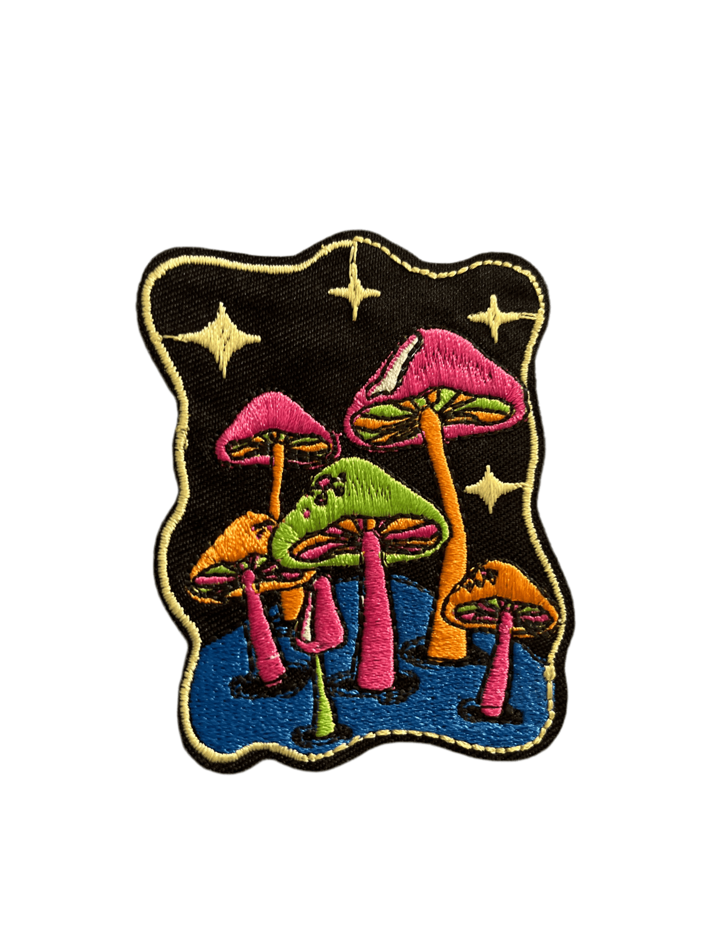 Large Magic Mushroom Night Scene - Let's Patch It Up!