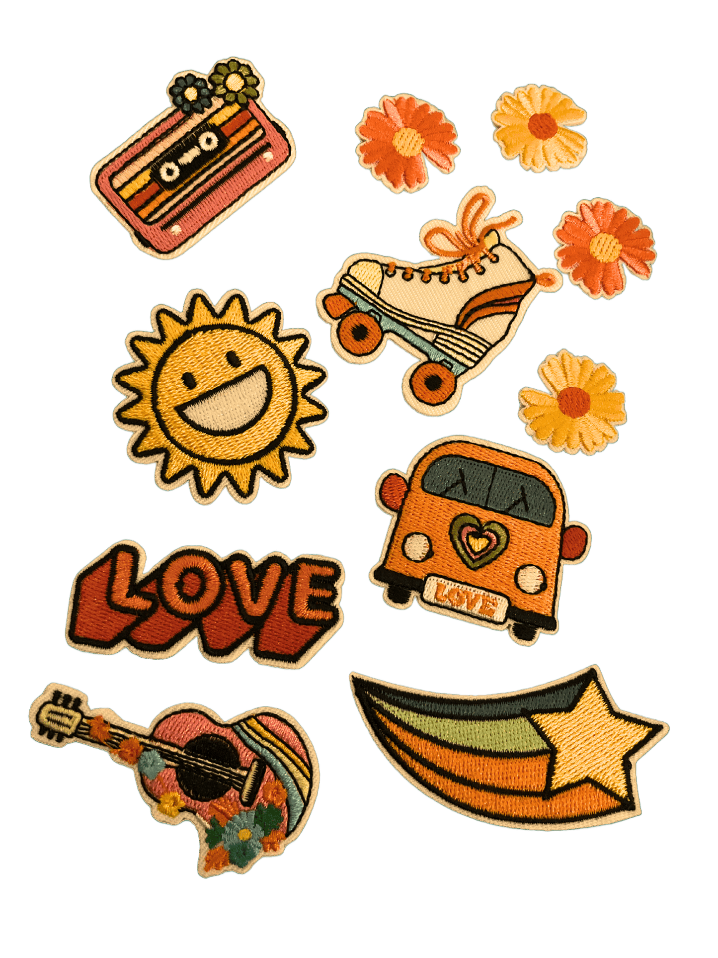 Peace/Hippy Bundle Iron on Patches Peace/Hippy Vibe Bundle 1 - Let's Patch It Up!