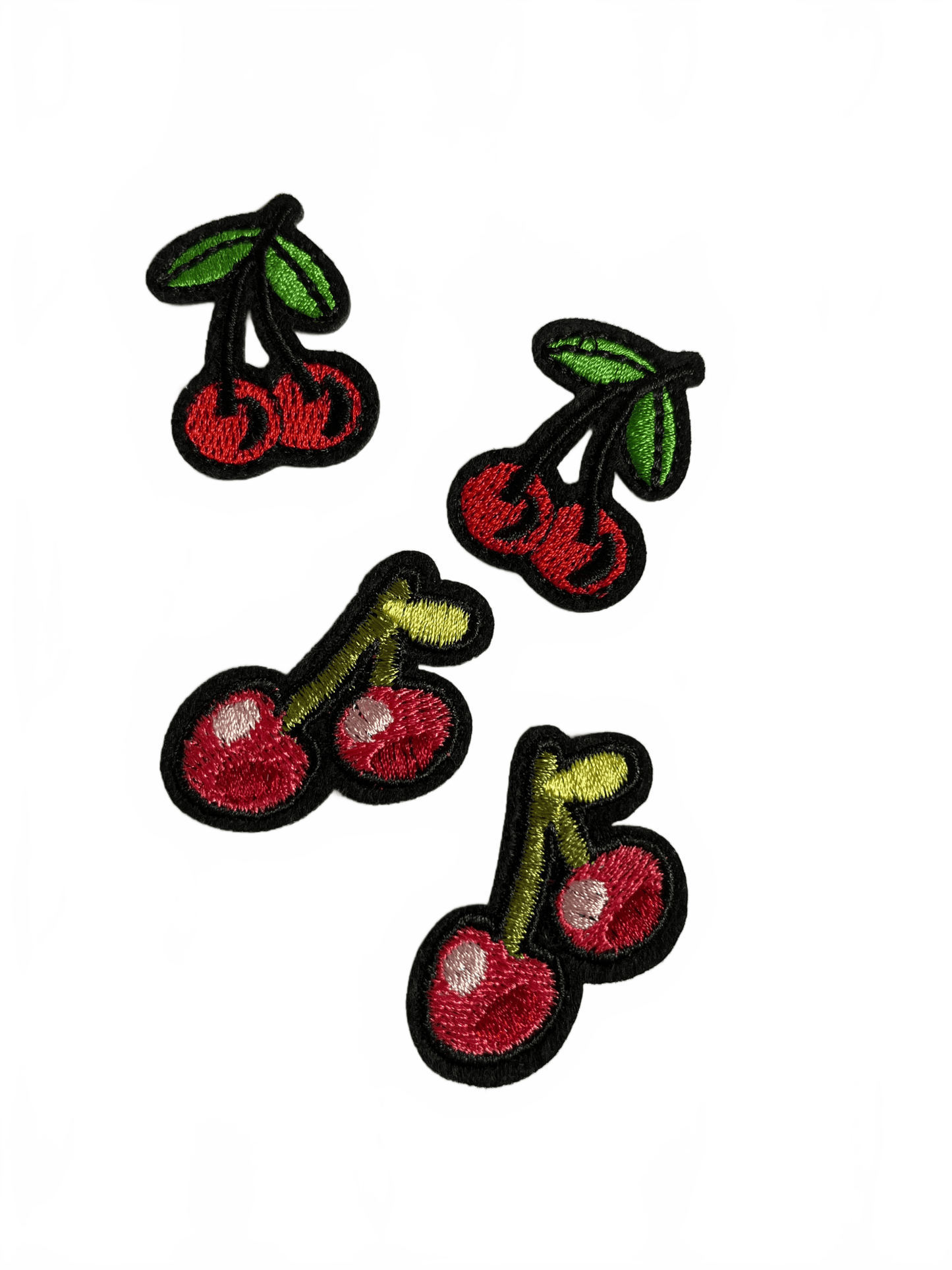 Small Cherry Black Outline - Let's Patch It Up!