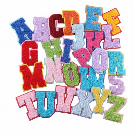 Fluffy Letters 7cm - Let's Patch It Up!
