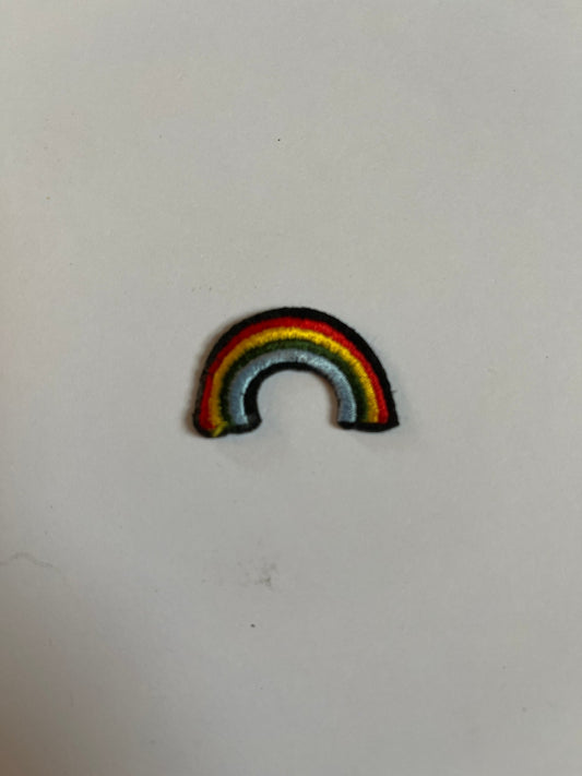 Rainbow Iron on Patches Mini Arch Rainbow - Let's Patch It Up!