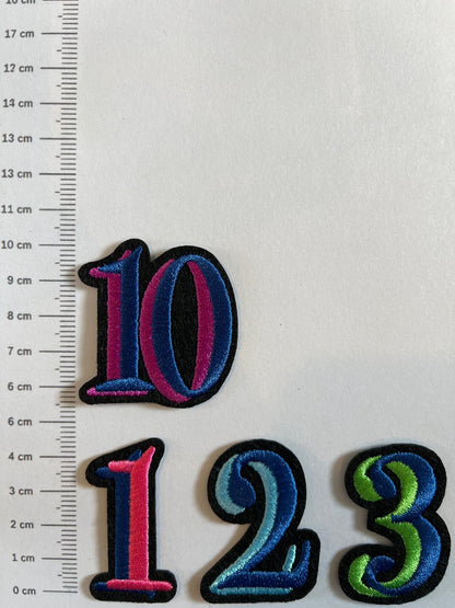 Shadow Numbers 5cm - Let's Patch It Up!