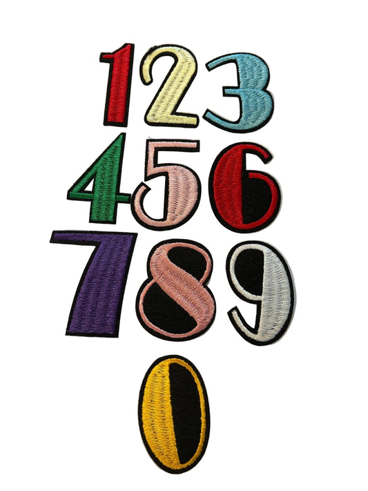 Large Art Deco Numbers - Let's Patch It Up!
