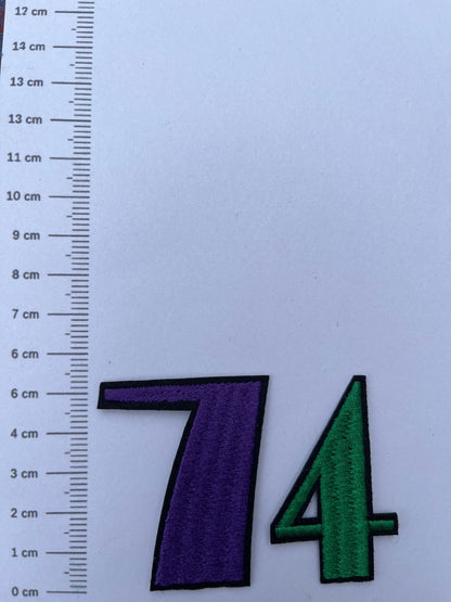 Large Art Deco Numbers - Let's Patch It Up!
