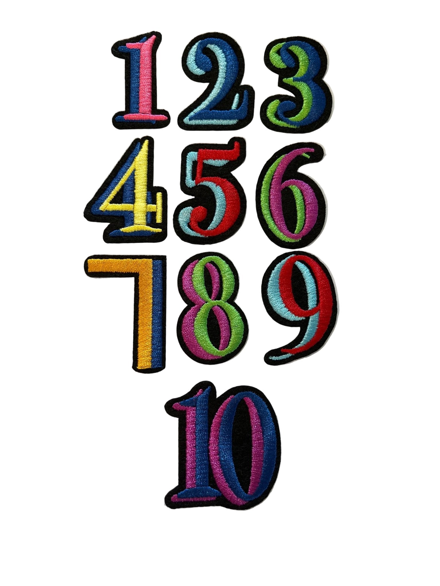 Shadow Numbers 5cm - Let's Patch It Up!