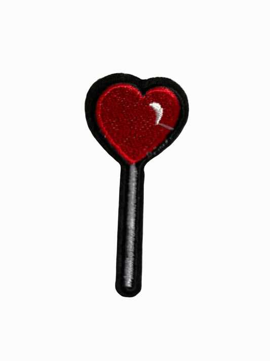 Heart ❤️ Lolly with Black Outline - Let's Patch It Up!
