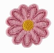 Flower baby pink small - Let's Patch It Up!