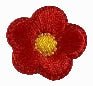 Red flower small - Let's Patch It Up!