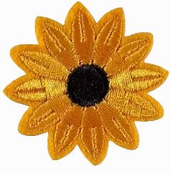 Yellow gold medium flower - Let's Patch It Up!