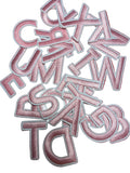 Alphabet Iron On Patches - Varsity Letters Medium 3.7cm - Slugs & Snails