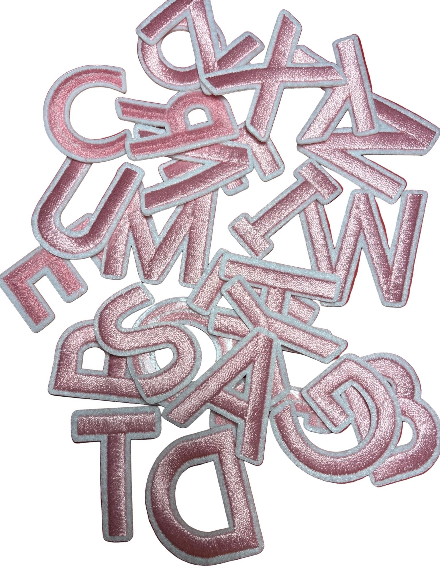 Alphabet Iron On Patches - Varsity Letters Medium 3.7cm - Slugs & Snails