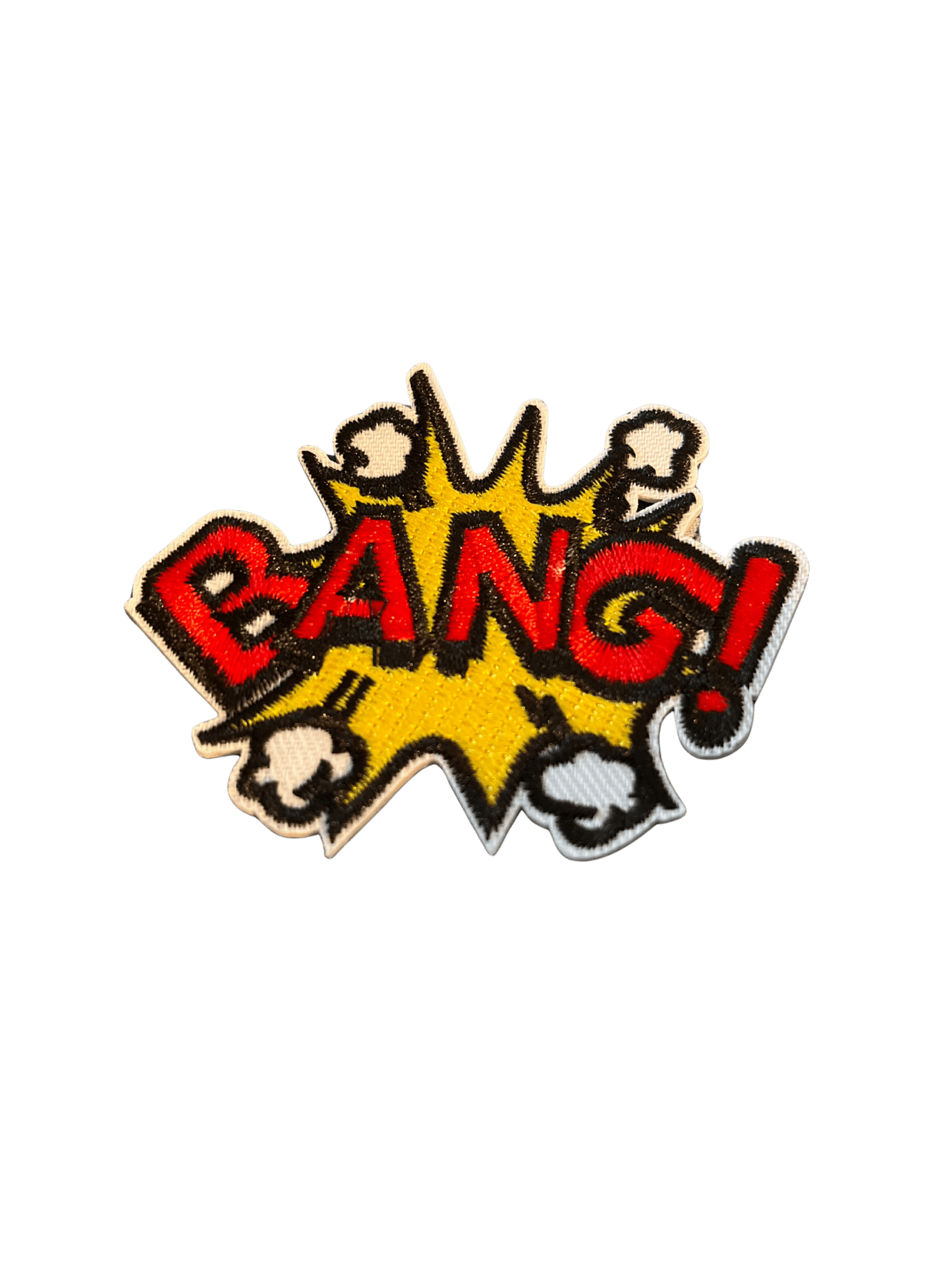 Cartoon Speech Bubble Iron on Patches Bang - Let's Patch It Up!