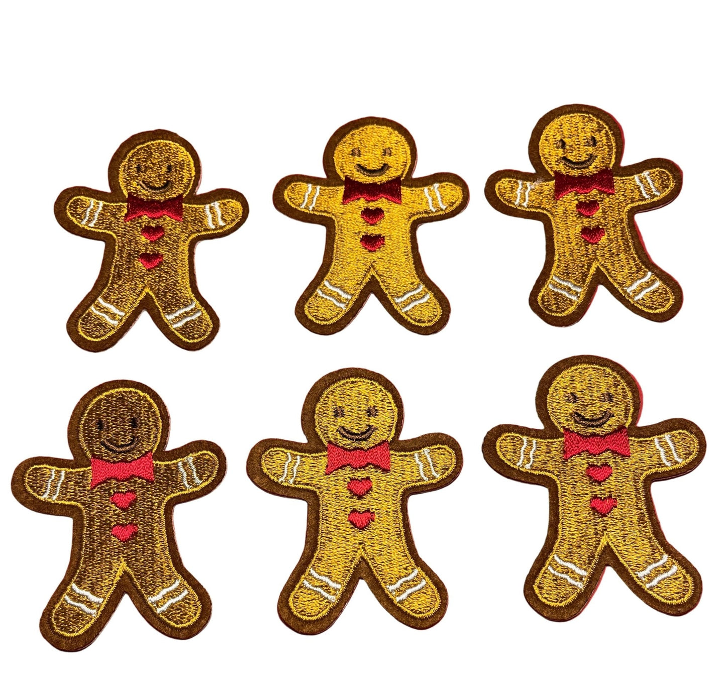 Christmas Iron on Patches Gingerbread Man - Let's Patch It Up!