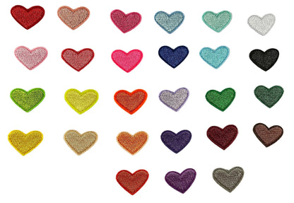 Hearts Iron On Patches - small Lavender Purple Heart - Let's Patch It Up!