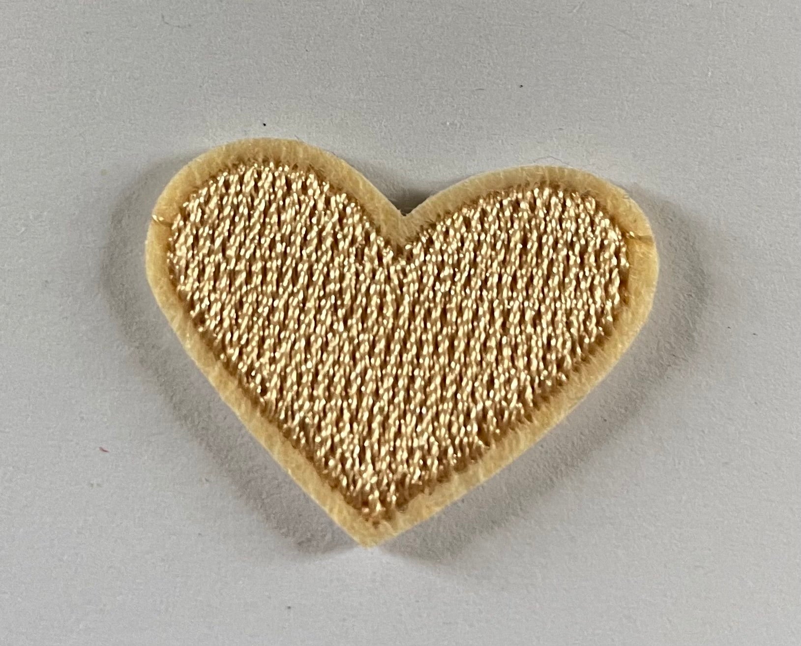Hearts Iron On Patches - small - Slugs & Snails