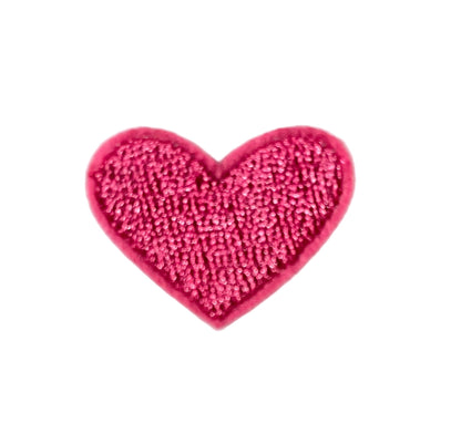 Hearts Iron On Patches - small Magenta Heart - Let's Patch It Up!