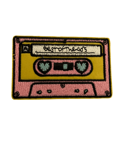 Large Cassette Tape Iron on Patches - Let's Patch It Up!
