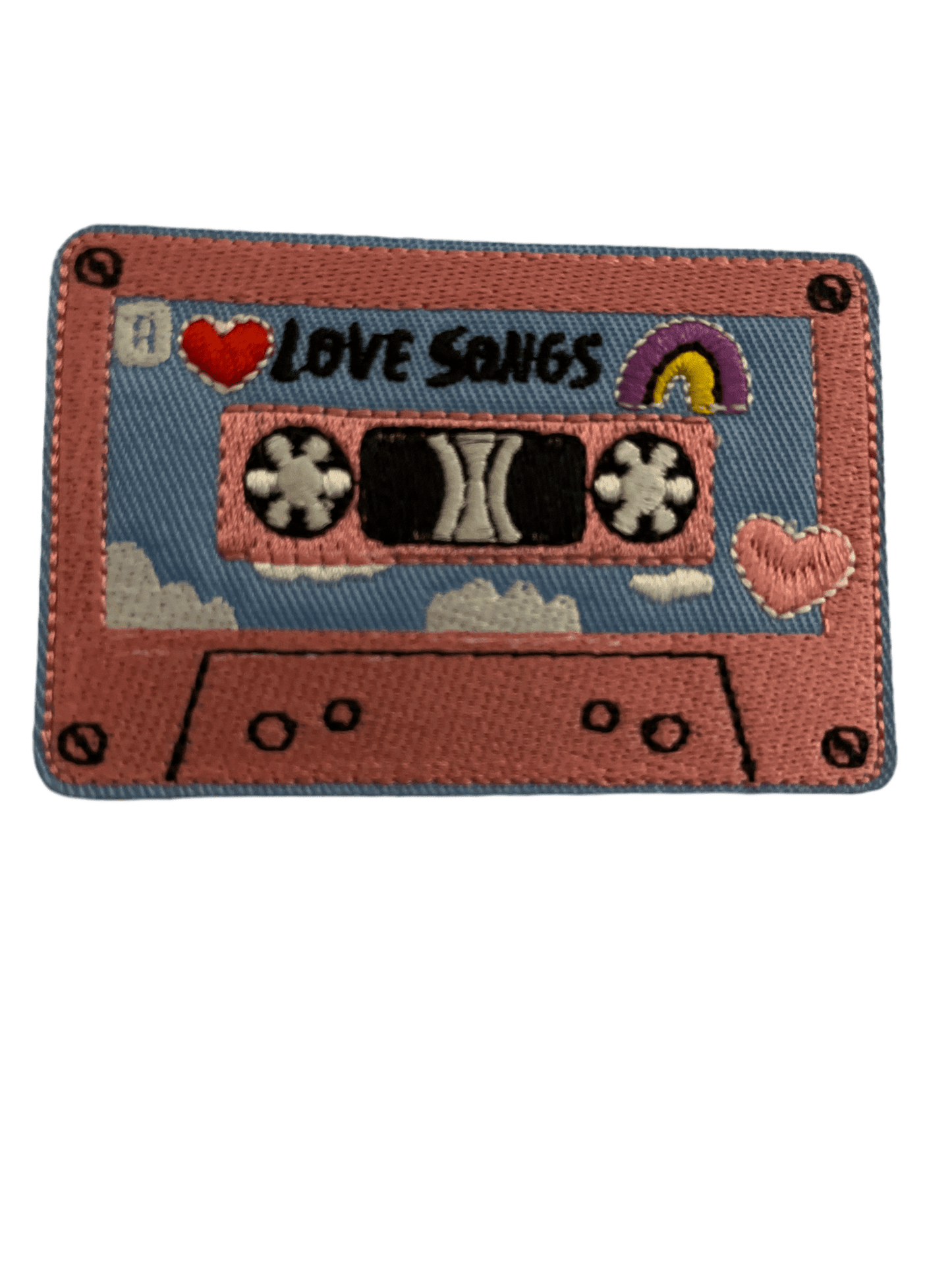 Large Cassette Tape Iron on Patches - Let's Patch It Up!