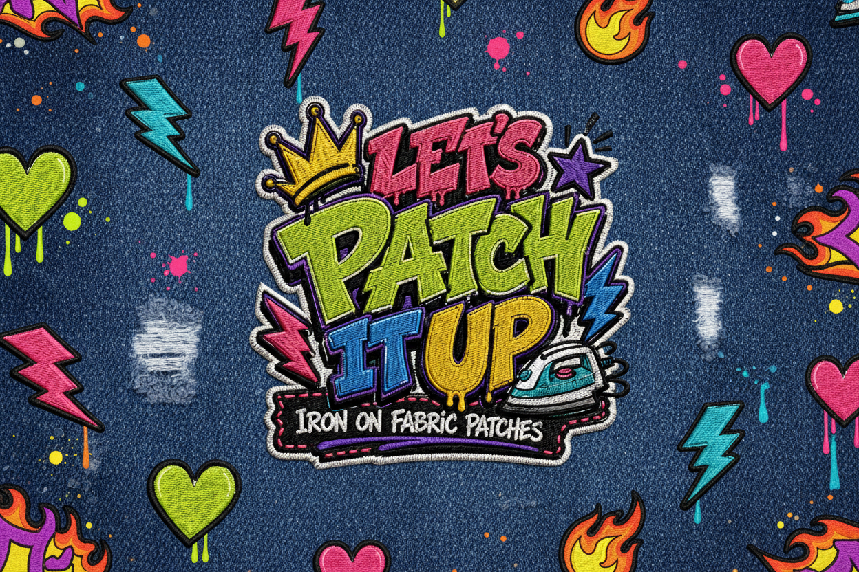 Let's Patch It Up Hero Banner - Denim