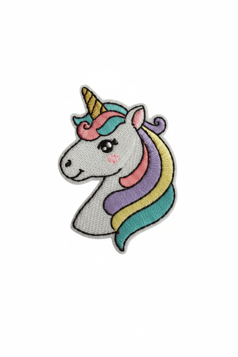 Mermaid/Unicorn Iron on Patches Unicorn Head - Let's Patch It Up!
