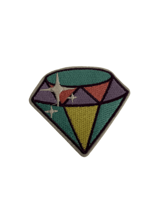Mermaid/Unicorn Iron on Patches Pastel Diamond - Let's Patch It Up!