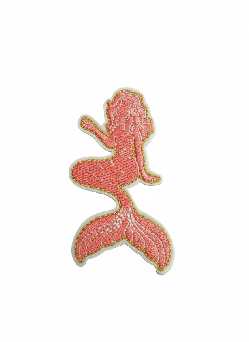 Mermaid/Unicorn Iron on Patches Pink Mermaid - Let's Patch It Up!