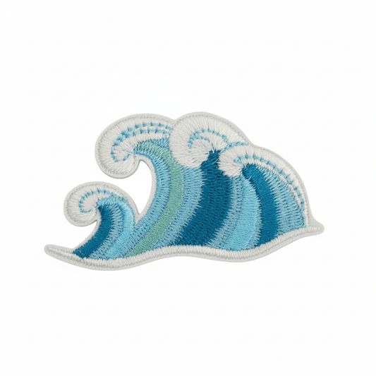 Mermaid/Unicorn Iron on Patches Blue Wave - Let's Patch It Up!