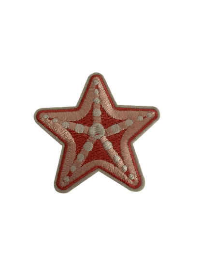 Mermaid/Unicorn Iron on Patches Pink Starfish - Let's Patch It Up!
