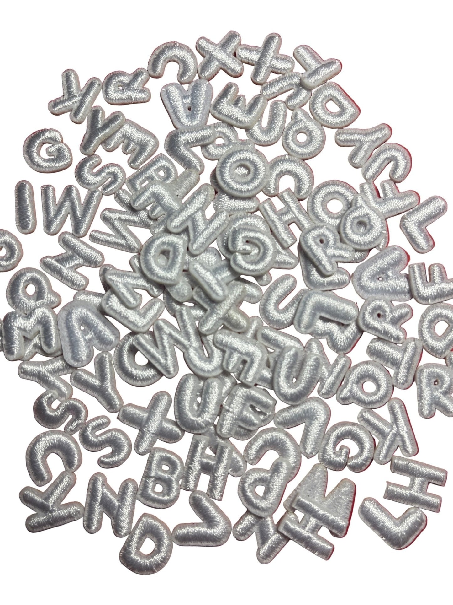Mini Bubble Iron On Letters (1.3cm) - Let's Patch It Up!