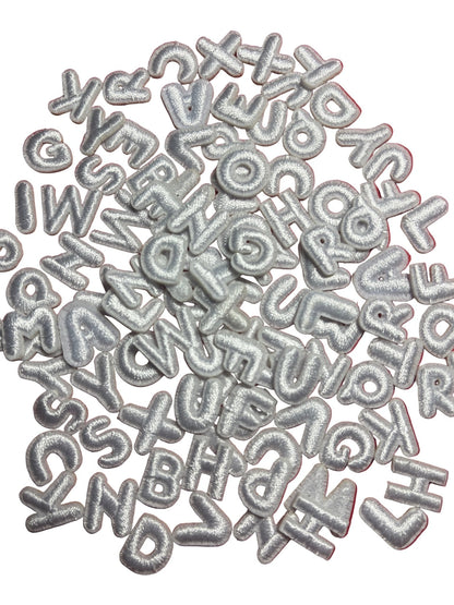 Mini Bubble Iron On Letters (1.3cm) - Let's Patch It Up!