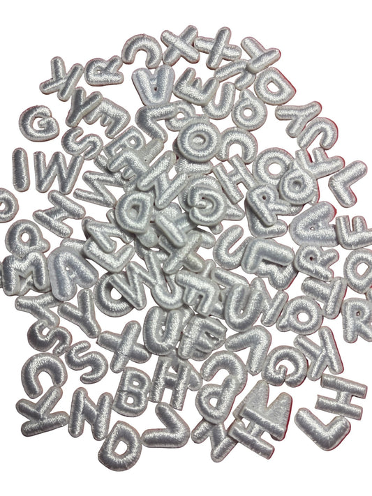 Mini Bubble Iron On Letters (1.3cm) - Let's Patch It Up!