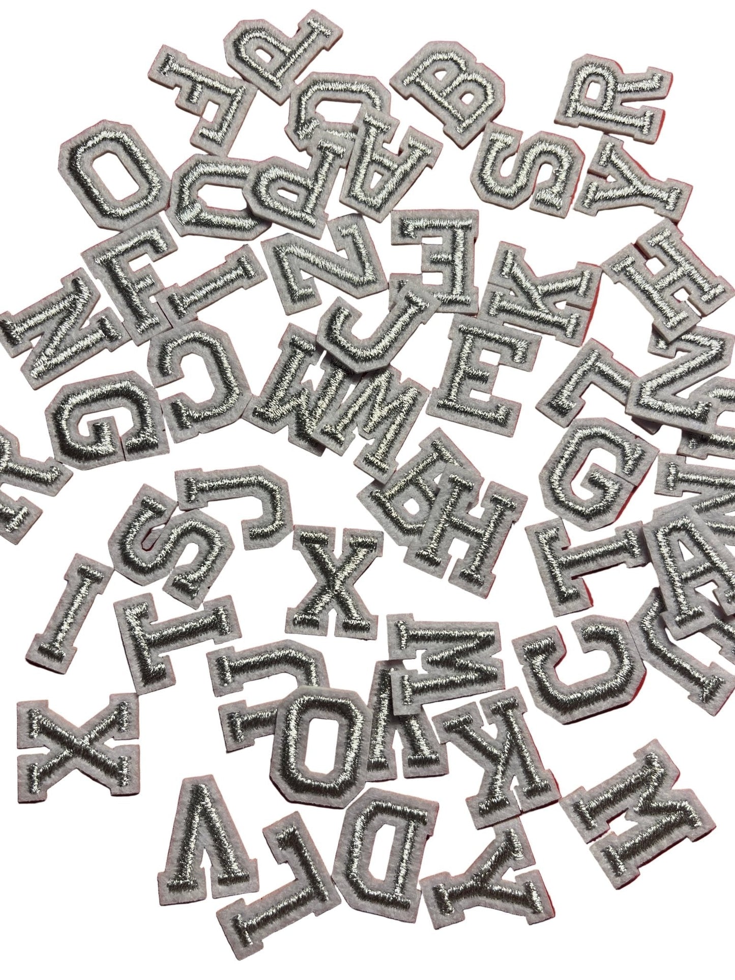 Mini Varsity Iron On Letters (2cm) - Let's Patch It Up!