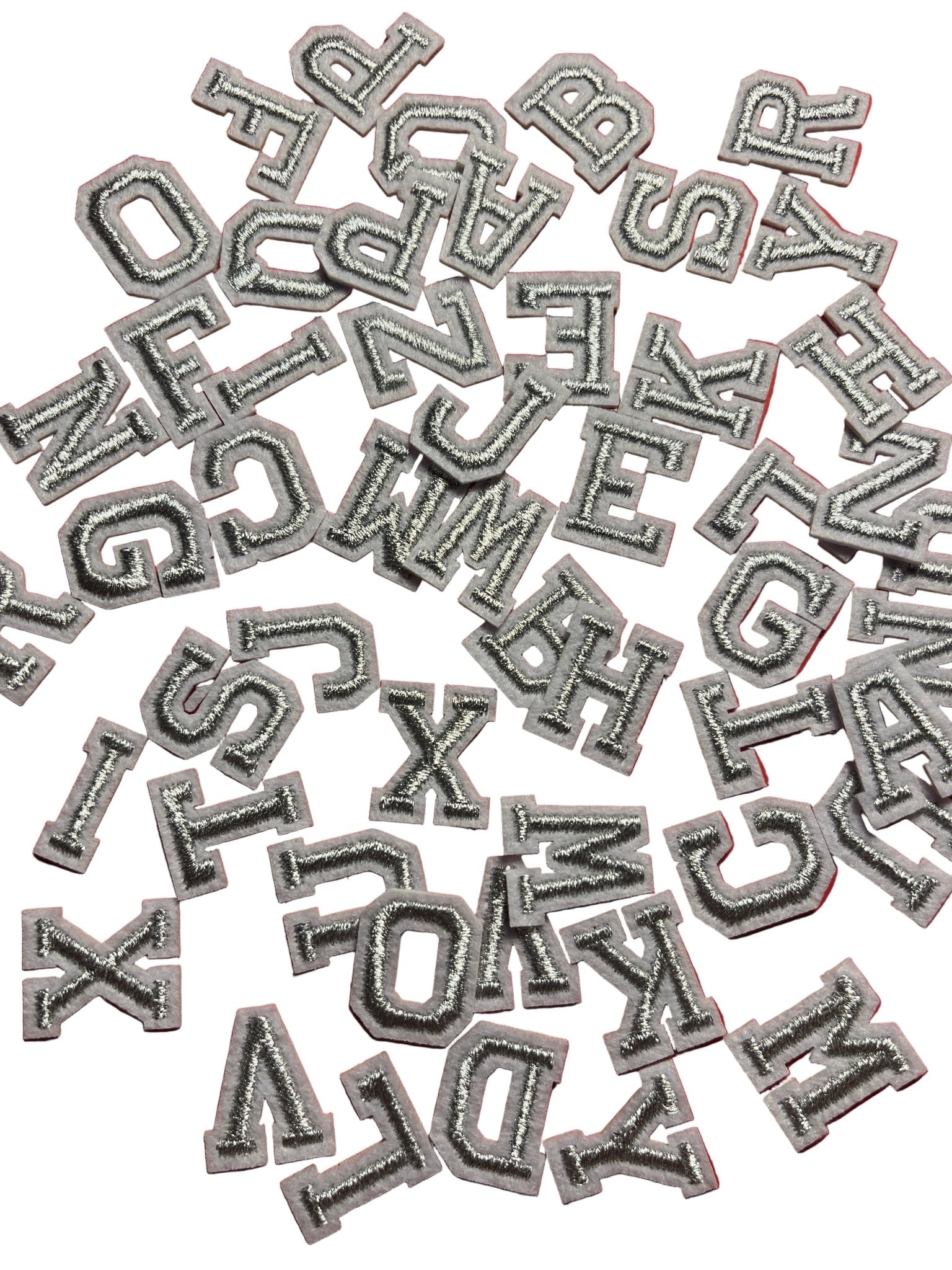 Mini Varsity Iron On Letters (2cm) - Slugs & Snails
