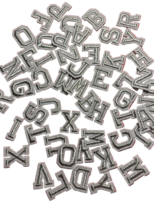 Mini Varsity Iron On Letters (2cm) - Let's Patch It Up!