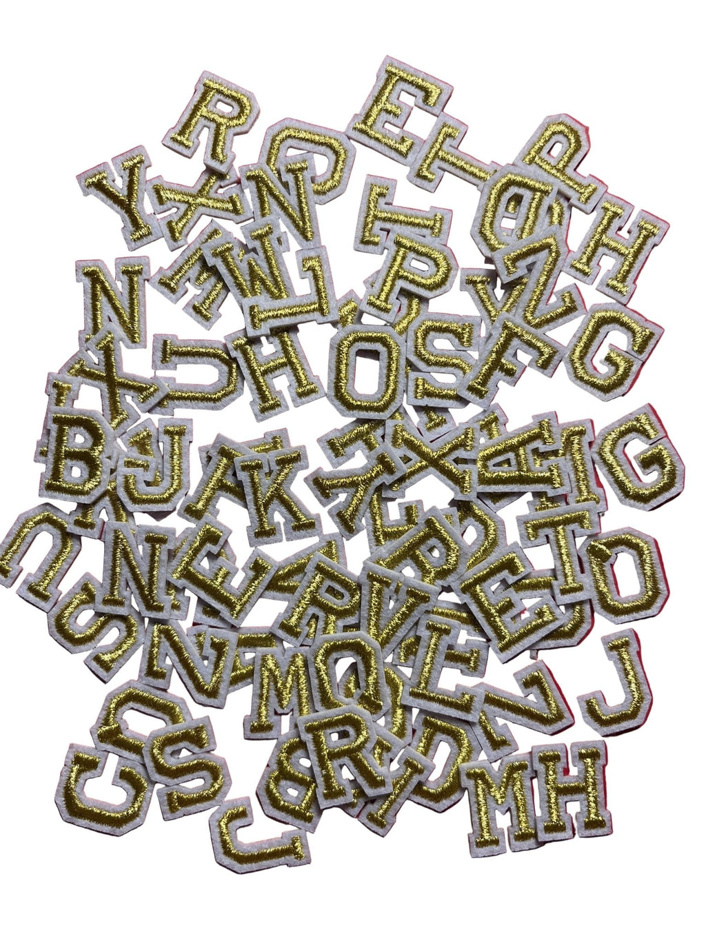 Mini Varsity Iron On Letters (2cm) - Slugs & Snails