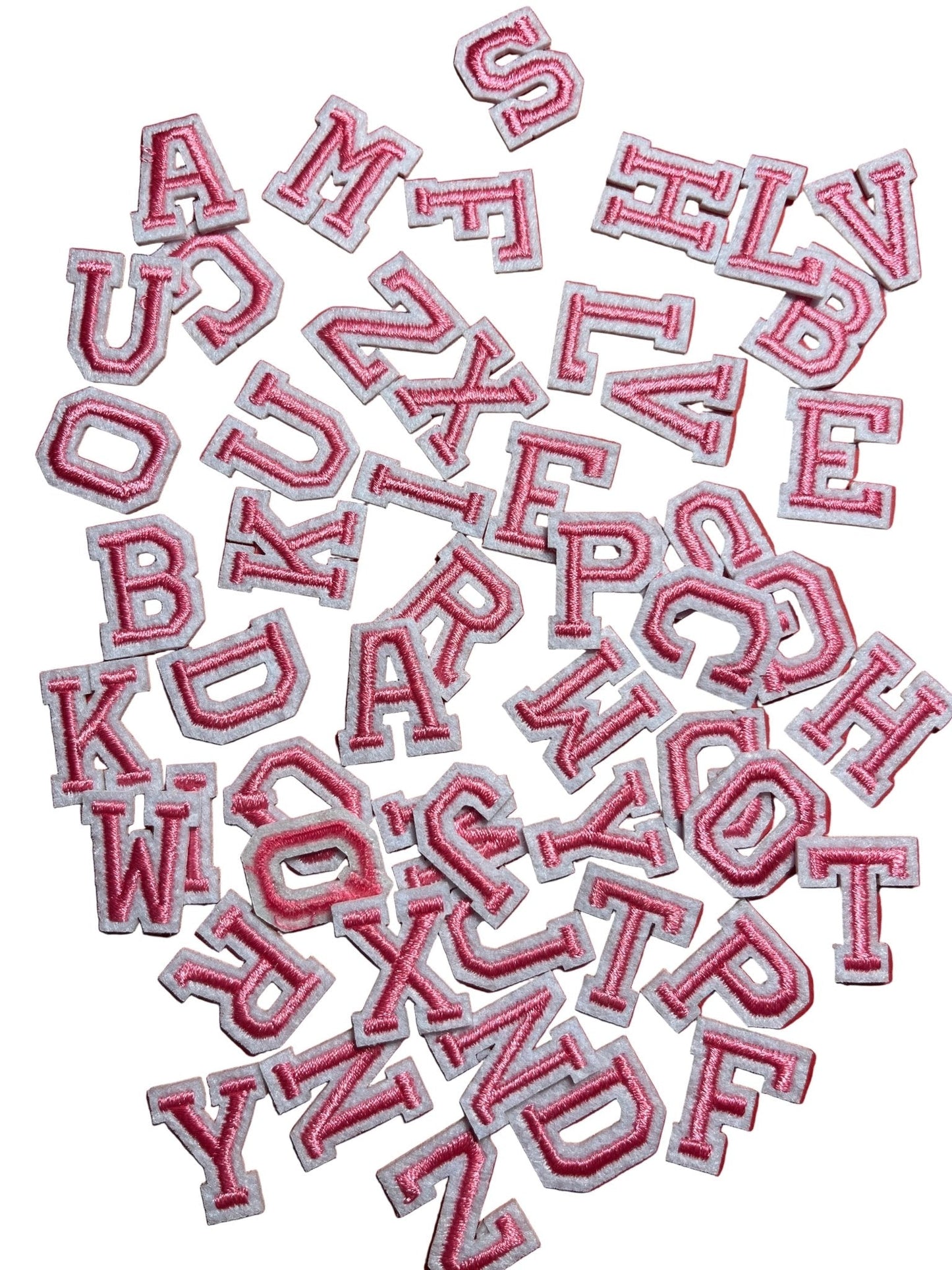 Mini Varsity Iron On Letters (2cm) - Let's Patch It Up!