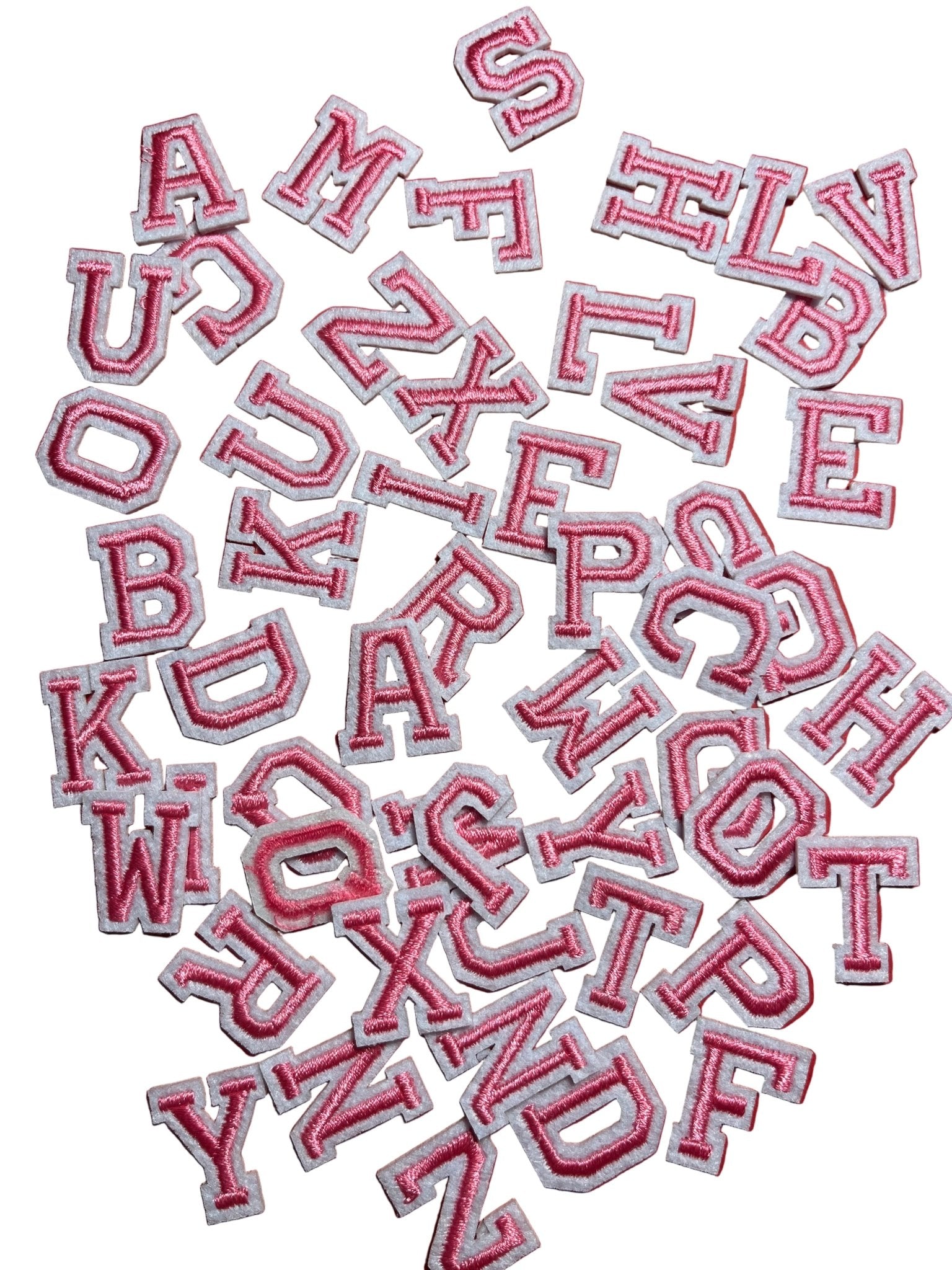 Mini Varsity Iron On Letters (2cm) - Slugs & Snails