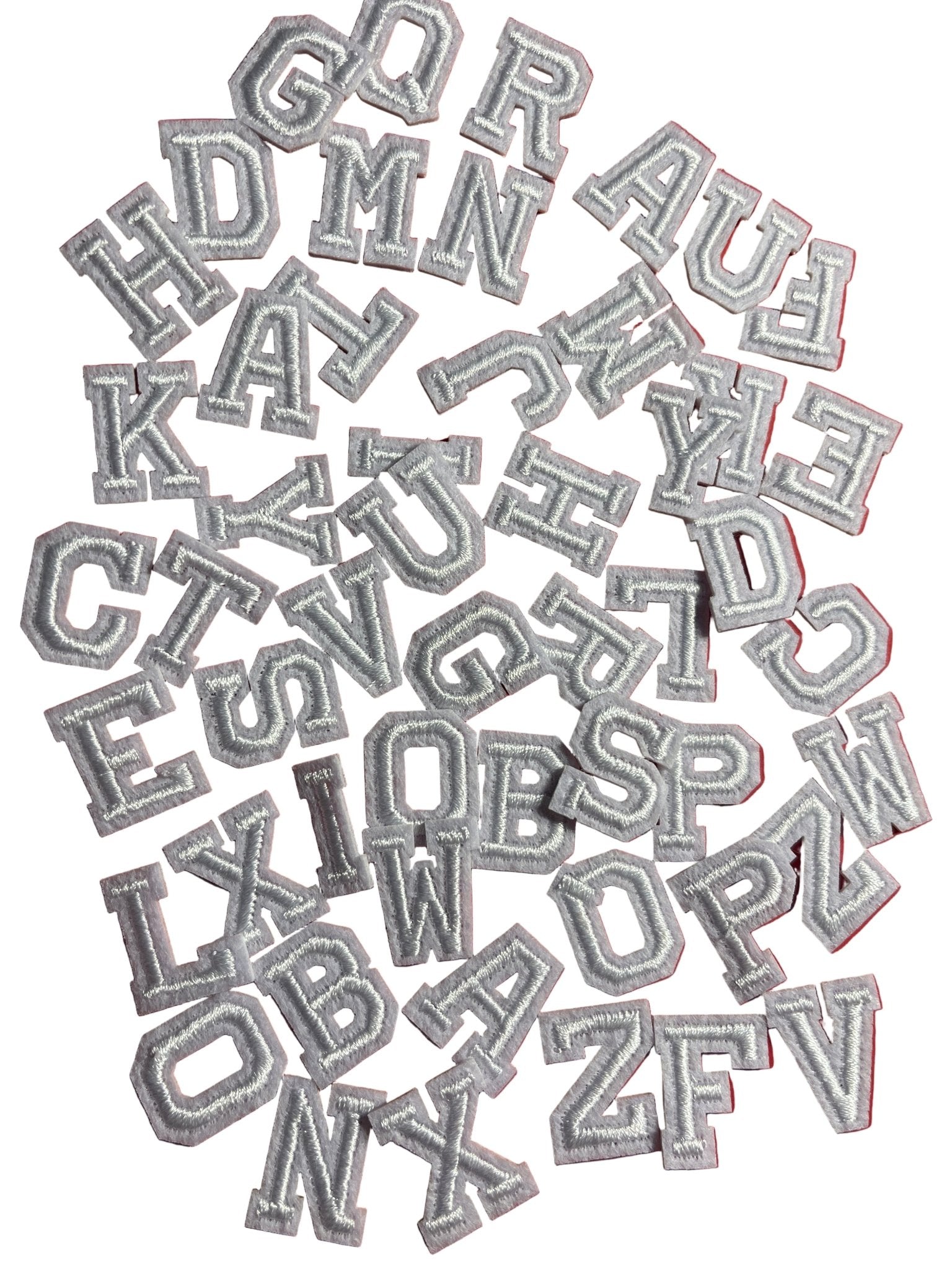 Mini Varsity Iron On Letters (2cm) - Slugs & Snails