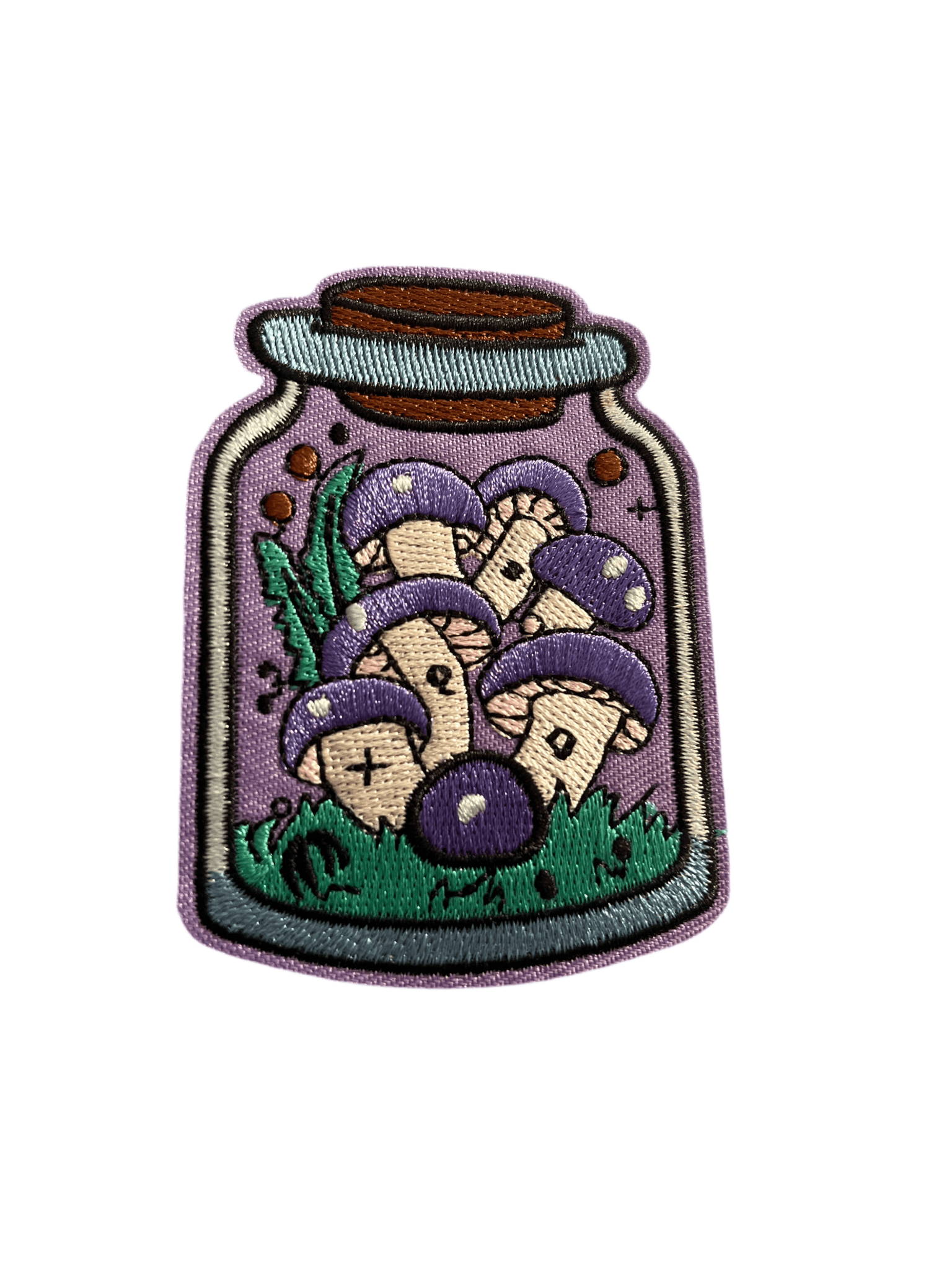 Mushroom Purple Jar Large - Let's Patch It Up!