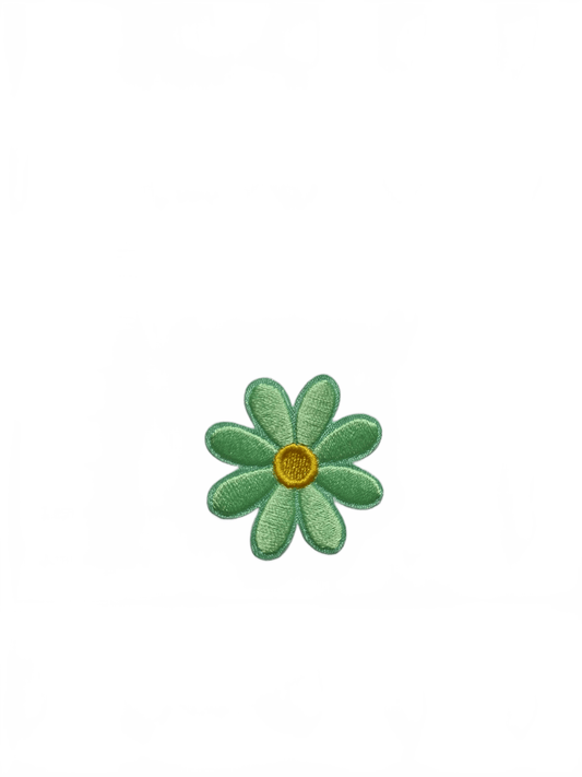Daisy mint green - Let's Patch It Up!