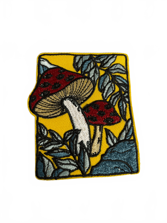 Large Mushroom Patch Yellow - Let's Patch It Up!