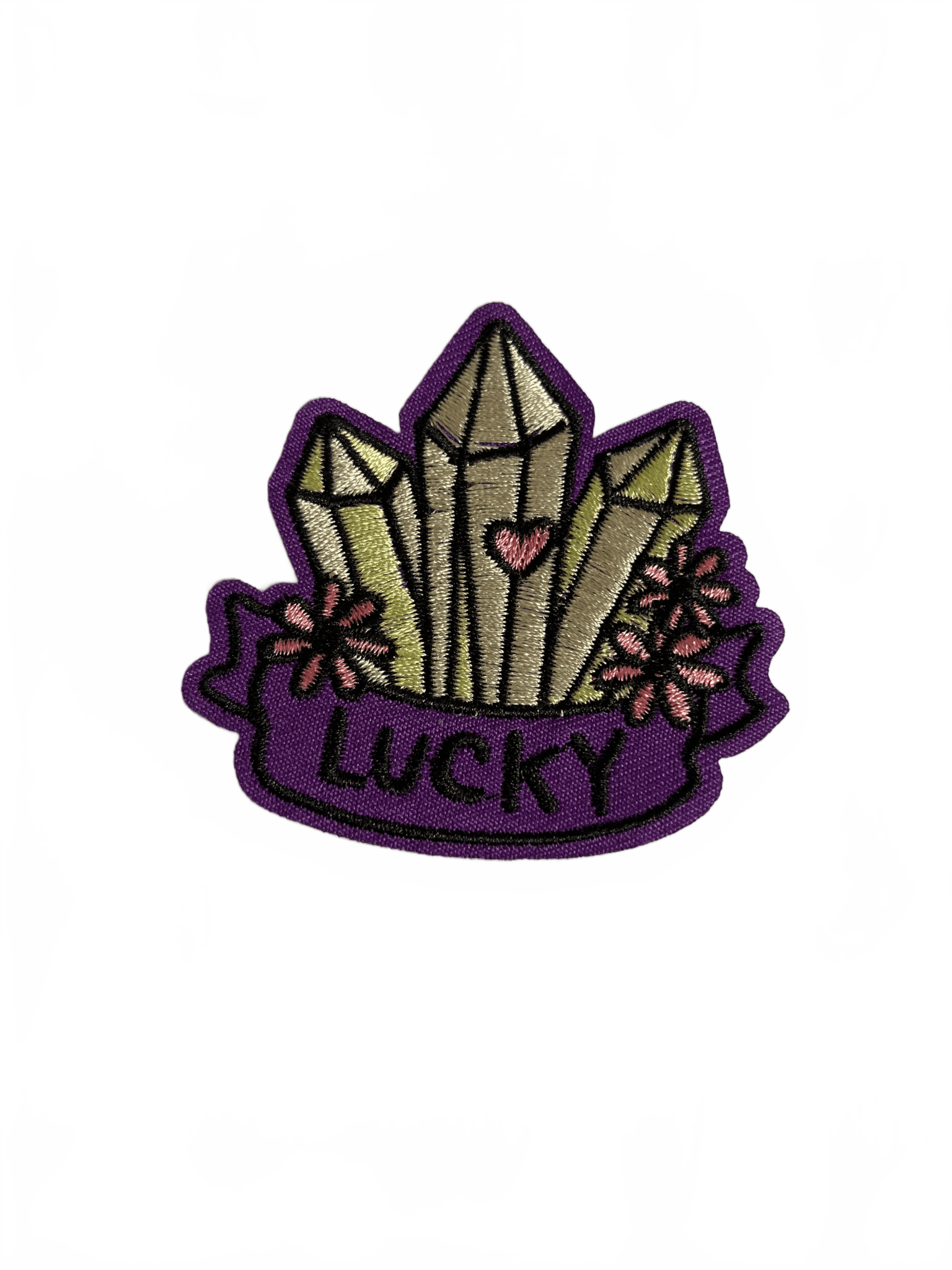 Purple Lucky Crystal Large Patch - Let's Patch It Up!