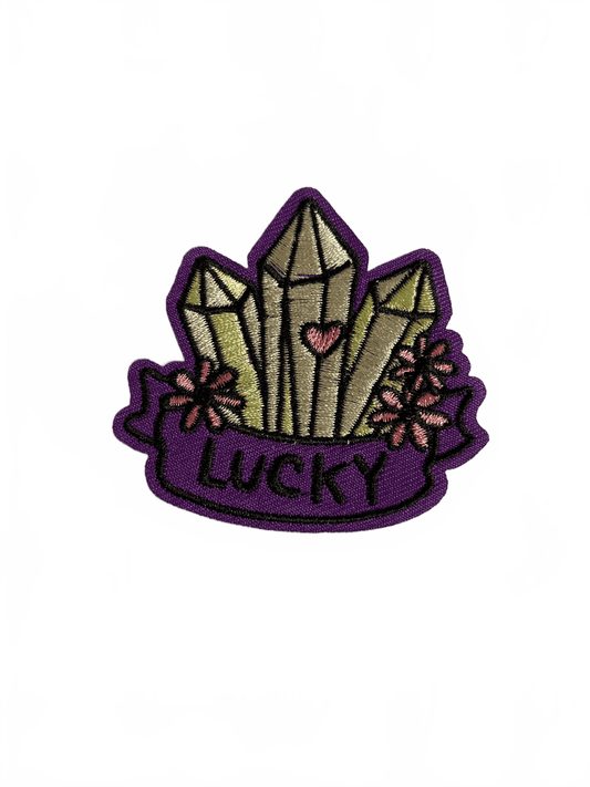 Purple Lucky Crystal Large Patch - Let's Patch It Up!