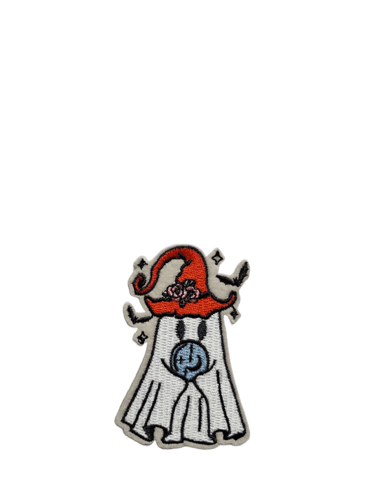 Halloween Iron On Patches Ghost Witch - Let's Patch It Up!