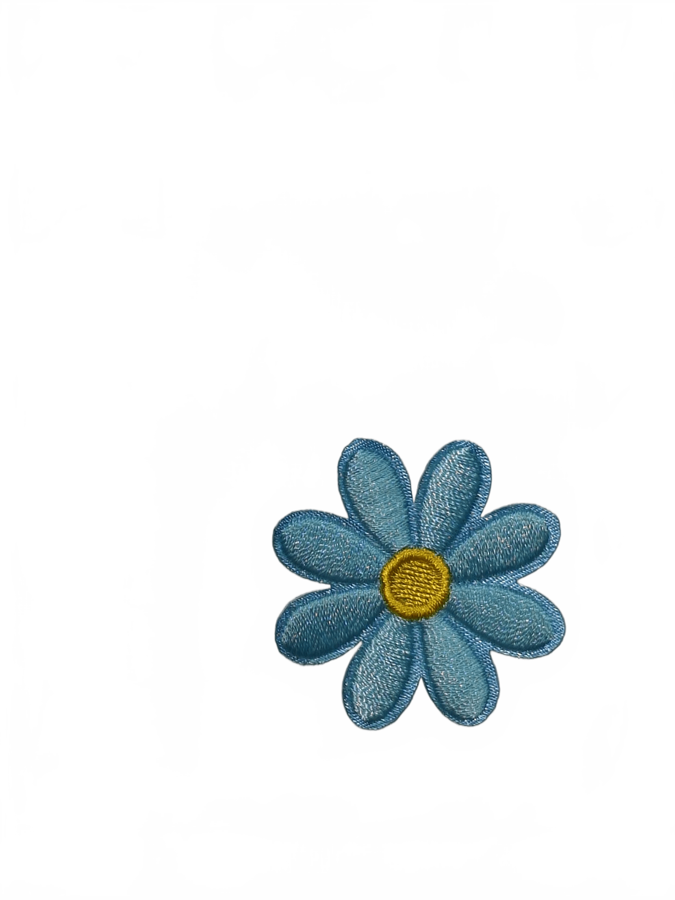 Small blue daisy - Let's Patch It Up!