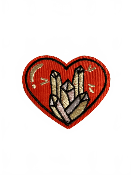 Large Heart with Crystal - Let's Patch It Up!