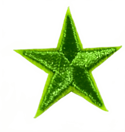 Stars Iron On Patches - small Bubblegum Pink Star - Let's Patch It Up!